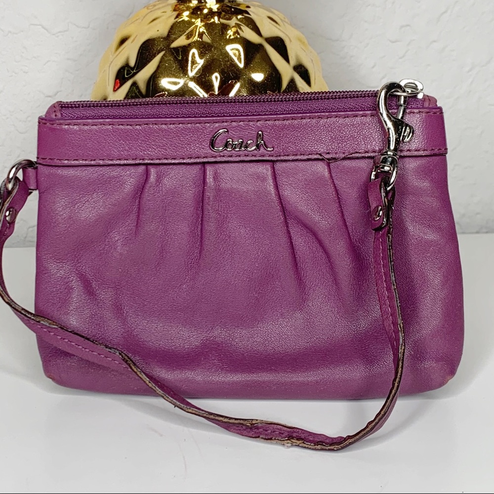 Coach Wristlet Purple